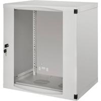 LogiLink W12F64G 19inch-wandkast (b x h x d) 540 x 595 x 450 mm 12 HE Zwart-grijs (RAL 7021) - thumbnail