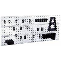 raaco 109642 Gatenpaneel voor gereedschapshaken 2x + 28 clips (b x h x d) 1040 x 440 x 11 mm 1 stuk(s) - thumbnail