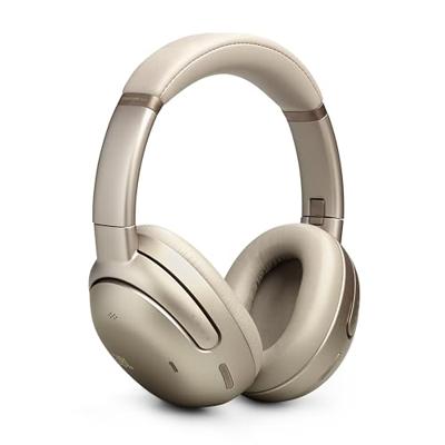 JBL Tour One M3 draadloze over-ear Bluetooth-koptelefoon met True Adaptive Noise-Cancelling, 70 uur afspeeltijd, comfortabele pasvorm, JBL Spatial 360 Sound met head tracking, USB-C compatibel, latte