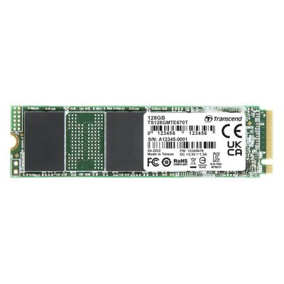Transcend MTE670T 128 GB NVMe/PCIe M.2 SSD 2280 harde schijf PCIe NVMe 3.0 x4 Industrial TS128GMTE670T Transcend MTE670T 128 GB NVMe/PCIe M.2 SSD 2280 harde schijf PCIe NVMe 3.0 x4 Industrial TS128GMTE670T