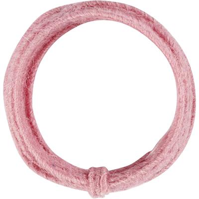 Creativ Company Jute koord, dikte 2-4 mm, roze, 3 m/ 1 doos
