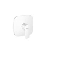 Hansgrohe Talis E ééngreeps douchemengkraan afbouwdeel, mat wit - thumbnail