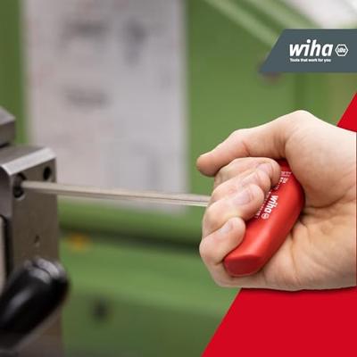 Wiha Stiftsleutelset met dwarsgreep | Zeskant | 8-delig hoogglans vernikkeld | incl. werkbankhouder - 953 - 00953