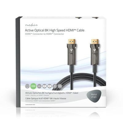 Nedis CVBG3500BK1000 Ultra High Speed Hdmi™-kabel Aoc Hdmi™-connector - Hdmi™-connector 100 M Zwart