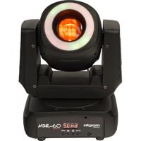 Algam Lighting MSR-60 LED spot moving head met RGB LED-ring 60W - thumbnail