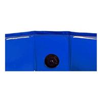 Zwembad Verwijderbaar Huisdieren Blauw Polyester Plastic (120 x 30 x 120 cm) - thumbnail