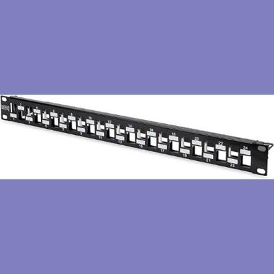 Digitus DN-91412 24 poorten Netwerkpatchpaneel 483 mm (19) Zonder connectoren 1 HE Meerdere kleuren Niet ingericht