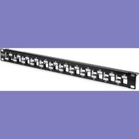 Digitus DN-91412 24 poorten Netwerkpatchpaneel 483 mm (19) Zonder connectoren 1 HE Meerdere kleuren Niet ingericht - thumbnail