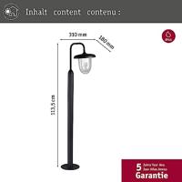 Paulmann 94759 Bollard Vintario E27 anthr. Wegverlichting E27 Antraciet - thumbnail