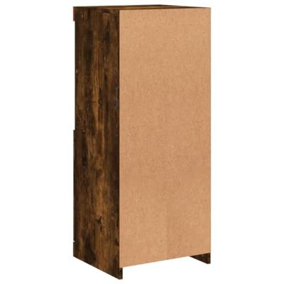 Dressoir met LED-verlichting 41x37x100 cm gerookt eikenkleurig Dressoir met LED-verlichting 41x37x100 cm gerookt eikenkleurig