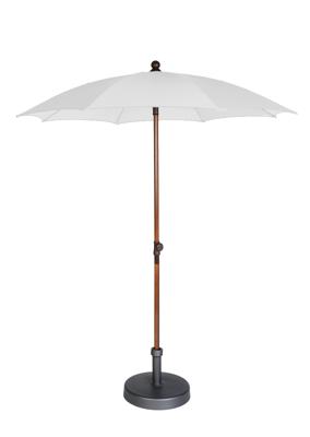 Stokparasol Olivia 200/8/33/36 wood white Max&Luuk - Max luuk