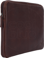 BlueBuilt 12 inch Laptophoes breedte 29 cm - 30 cm Leer Bruin - thumbnail
