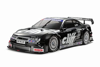Tamiya 1:10 RC auto Elektro Racewagen Opel Calibra V6 Cliff Zwart Brushed 4WD Bouwpakket