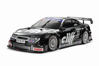 Tamiya 1:10 RC auto Elektro Racewagen Opel Calibra V6 Cliff Zwart Brushed 4WD Bouwpakket - thumbnail