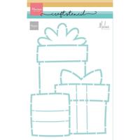 Marianne Design • craft stencil presents by marleen - thumbnail