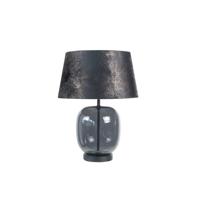 Highlight TafellampBellini zwart met smoke glas Ø 40cm - T1173.01 + O4453.21 - thumbnail