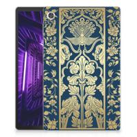Lenovo Tab M10 Plus | Siliconen hoesje | Beige Flowers - thumbnail