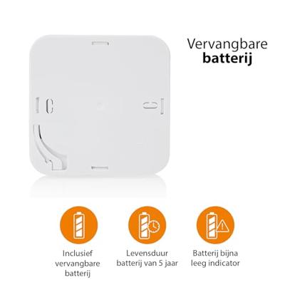 Smartwares FGA-13800 Koolmonoxidemelder Met app-besturing werkt op batterijen Detectie van Koolmonoxide - thumbnail