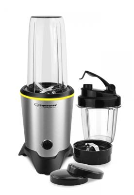 Esperanza EKM028 blender Blender voor op aanrecht 1000 W Zwart, Roestvrijstaal