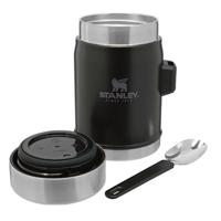 Stanley The Legendary Food Jar + Spork 14Oz / .4L Drinkbeker Matte Black 400ML - thumbnail