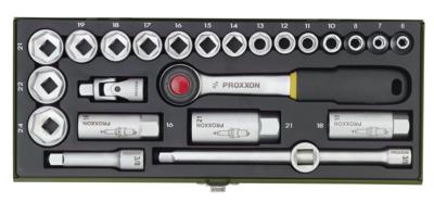 Proxxon Industrial 23110 Dopsleutelset Metrisch 3/8 (10 mm) 24-delig
