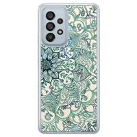 Samsung Galaxy A53 hybride hoesje - Mandala blauw - thumbnail