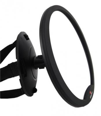 BabyDan achterbankspiegel 23,5 x 19 cm ABS/acryl zwart