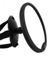 BabyDan achterbankspiegel 23,5 x 19 cm ABS/acryl zwart - thumbnail