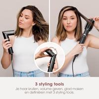 2 in 1 föhn & föhnstyler - SHARK FLEXSTYLE - HD426EU - 3 accessoires - Zwart en rosé goud - 1400 W - thumbnail