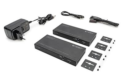 Digitus DS-55526 HDMI Adapter [1x HDMI-bus - 1x HDMI-bus] Zwart 4K UHD