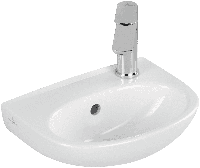 Villeroy & Boch O. Novo Fontein met kraangat 36x27,5x10 cm Wit Alpin CeramicPlus - thumbnail