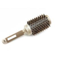 Keramische aluminium haren kammen ronde borstel met nylon Bristle professionele kapper styling haarborstel (53mm) - thumbnail