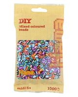 Hama strijkkralen 1000 stuks 2 kleurig gemixed - thumbnail