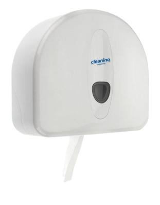 Toiletpapierdispenser cleaninq jumbo groot wit
