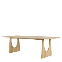 Ethnicraft Eettafel 'Geometric' Geolied Eikenhout, 250 x 100cm - thumbnail