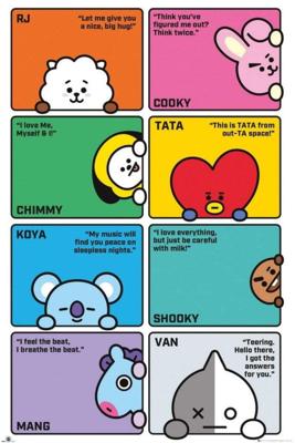Poster BT21 - Compilation 61x91,5cm Poster BT21 - Compilation 61x91,5cm