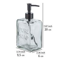 Wenko Zeeppomp - glas - transparant - 550 ml - thumbnail