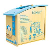 Huis in een houten box - thumbnail