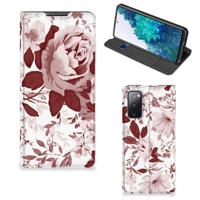 Bookcase Samsung Galaxy S20 FE Watercolor Flowers - thumbnail