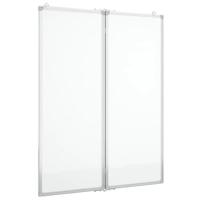 VidaXL Whiteboard magnetisch inklapbaar 80x100x1,7 cm aluminium - thumbnail