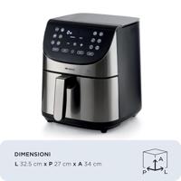 ARIETE digitale olievrije friteuse - geborsteld RVS - XXL 2 kilo - Model 4628 - thumbnail