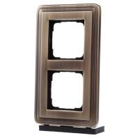 Classix brons dubbel afdekraam Gira 0212621