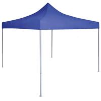 Partytent professioneel inklapbaar 2x2 m staal blauw - thumbnail
