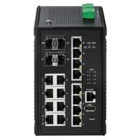 Edimax IGS-5416P - Industriële 16-poorts Gigabit PoE+ Web Managed Switch met 8 PoE+ poorten en 4 SFP-poorten - thumbnail