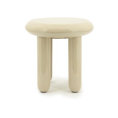 By-Boo Ronde Bijzettafel 'Balloon' 43cm, kleur Beige