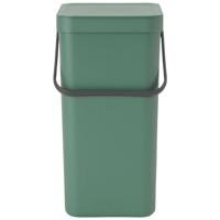 Brabantia Sort & Go afvalemmer 16 liter fir green - thumbnail