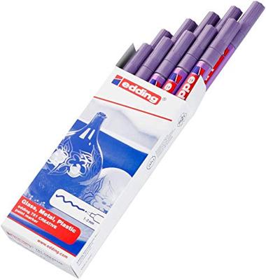 Paintmarker edding 751 oliebasis 1-2mm mtl paars | 10 stuks Paintmarker edding 751 oliebasis 1-2mm mtl paars | 10 stuks