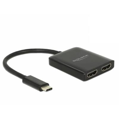 DeLOCK USB Type-C Splitter 2x HDMI out 4K hdmi splitter