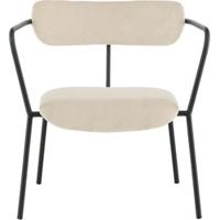 Nohr Fauteuil 'Traver' Velvet, kleur Beige - thumbnail