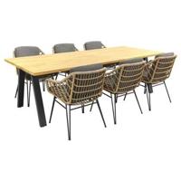 4 Seasons Cottage/Ambassador 240x100 cm tuinset - 7 delig - thumbnail